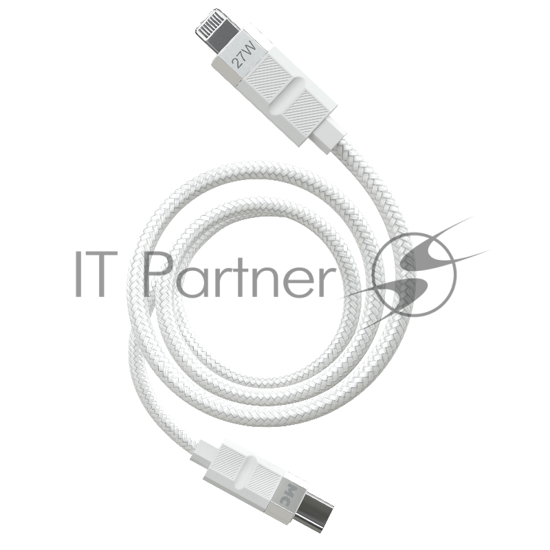Дата-кабель MORE CHOICE (4620202555045) K87ia USB 3.0A PD 27W для Lightning ng 8-pin Type-C - 1м , белый