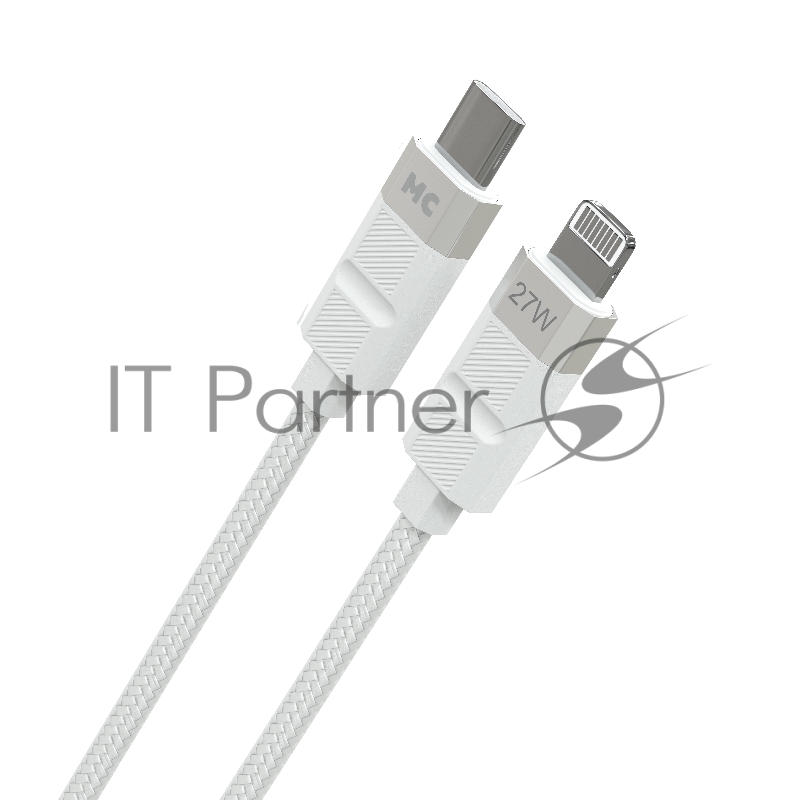Дата-кабель MORE CHOICE (4620202555045) K87ia USB 3.0A PD 27W для Lightning ng 8-pin Type-C - 1м , белый