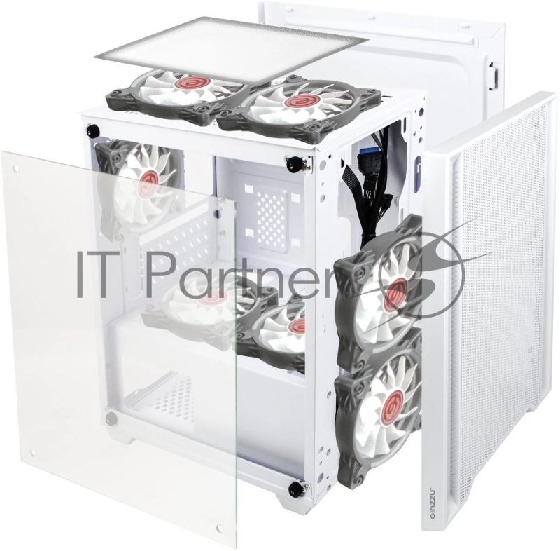 Корпус Ginzzu CL540 White mATX