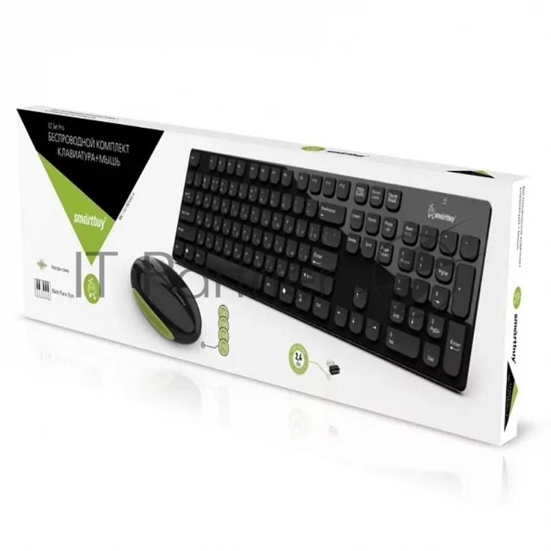 Комплект клавиатура+мышь мультимедийный Ultra-slim Smartbuy 107365AG Black