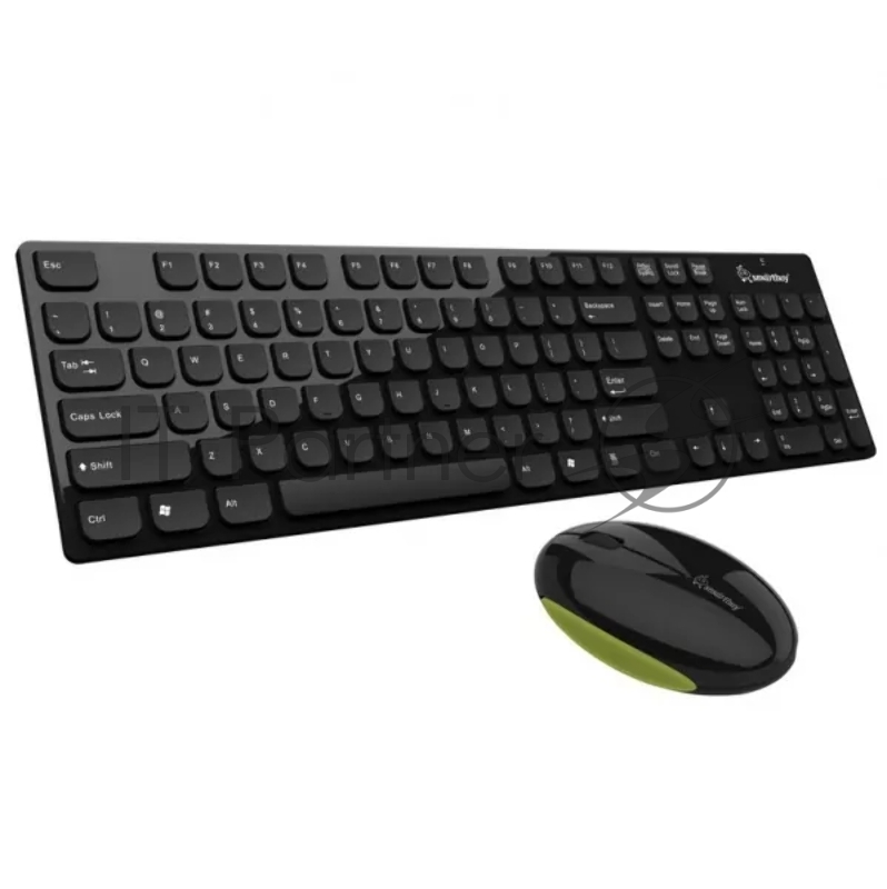Комплект клавиатура+мышь мультимедийный Ultra-slim Smartbuy 107365AG Black