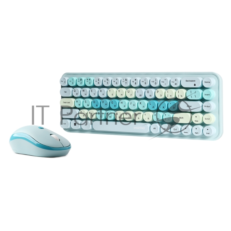 Комплект клавиатуры и мыши SMARTBUY (SBC-676390AG-T) 676390 бирюзовый