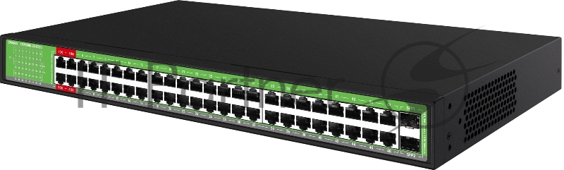 Коммутатор Digma DSP248G-2S-R800 DSP248G-2S-R800 V1 (L2) 48x1Гбит/с 2SFP 48PoE 48PoE+ 4PoE++ 800W неуправляемый