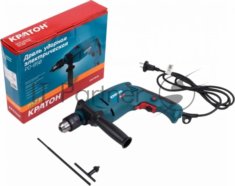 Дрель ударная Кратон PD-850 850Вт ключевой реверс (3 02 01 010)