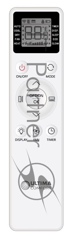 Внутренний блок сплит-системы ULTIMA COMFORT ECS-I07PN-IN