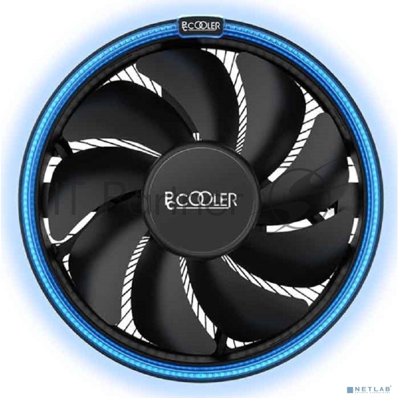 Кулер PCCooler E126MB черный 120мм алюминий 1800rpm 26.5db 4-pin 92W 70мм