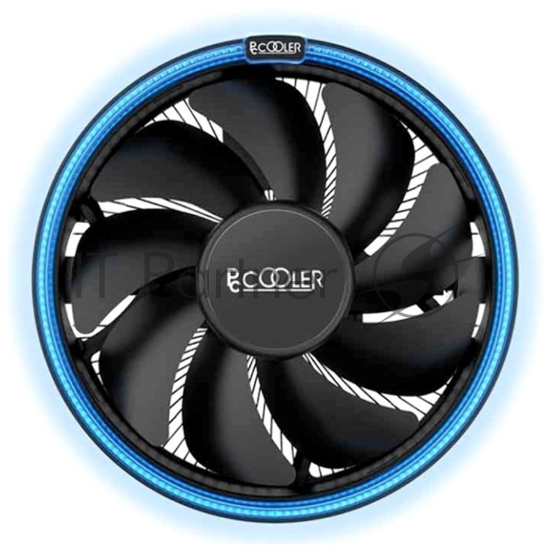 Кулер PCCooler E126MB черный 120мм алюминий 1800rpm 26.5db 4-pin 92W 70мм