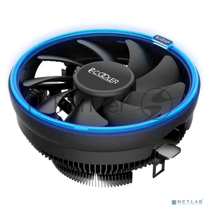 Кулер PCCooler E126MB черный 120мм алюминий 1800rpm 26.5db 4-pin 92W 70мм