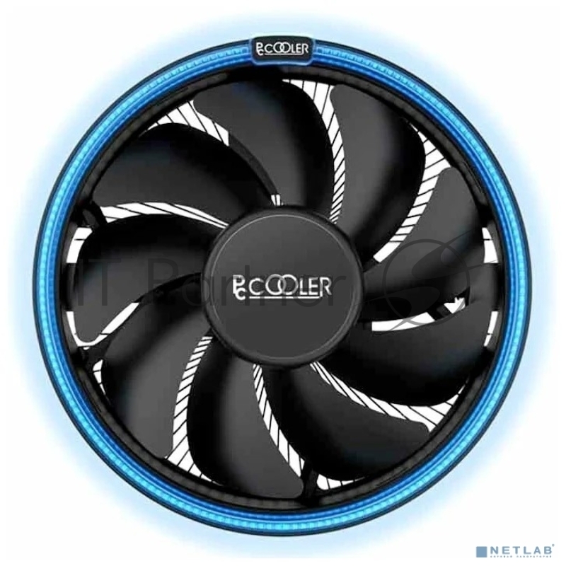 Кулер PCCooler E126MB черный 120мм алюминий 1800rpm 26.5db 4-pin 92W 70мм