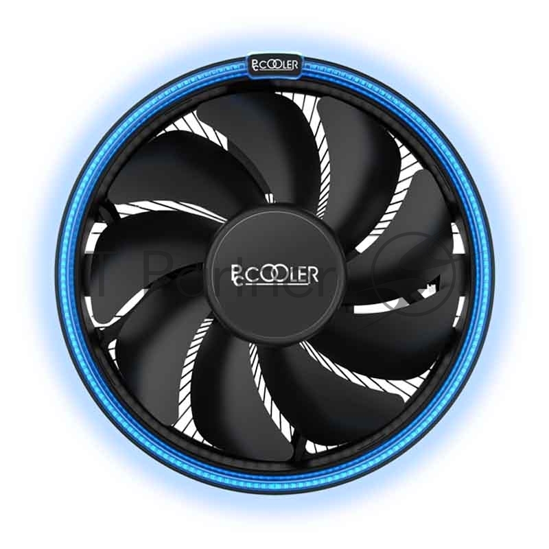 Кулер PCCooler E126MB черный 120мм алюминий 1800rpm 26.5db 4-pin 92W 70мм