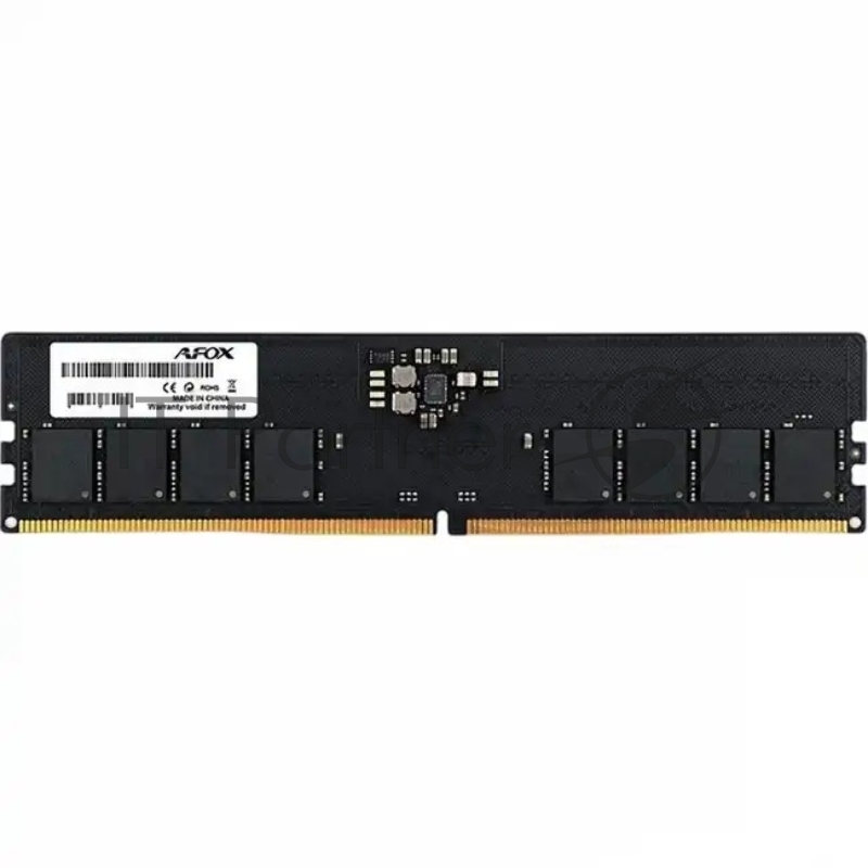 Модуль памяти Afox 32GB DDR5 5200Mhz UDIMM Single Channel Package (1x32GB) PC5-41600, 288- Pin, Non-ECC, Un-Buffered, CL42-42-42-83, 1.1V