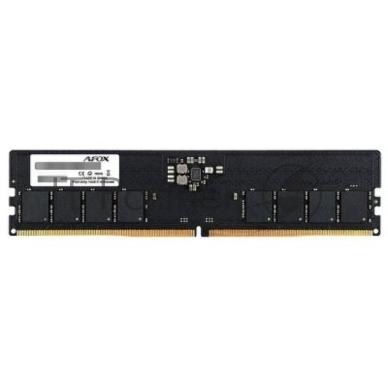 Модуль памяти Afox 32GB DDR5 5600Mhz UDIMM Single Channel Package (1x32GB) PC5-44800, 288- Pin, Non-ECC, Un-Buffered, CL46-46-46-90, 1.1V