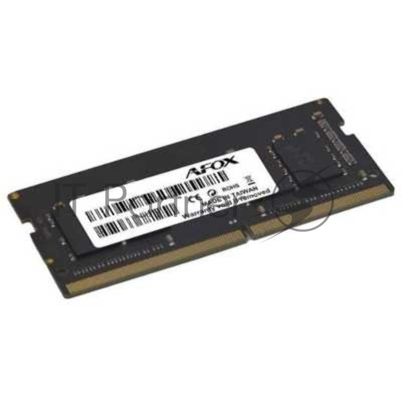 Модуль памяти Afox 4GB DDR4 3200Mhz SO-DIMM Single Channel Package (1x4GB) PC4-25600, 260- Pin, Non-ECC, Un-Buffered, XMP 2.0, CL 16-18-18-39, 1.35V