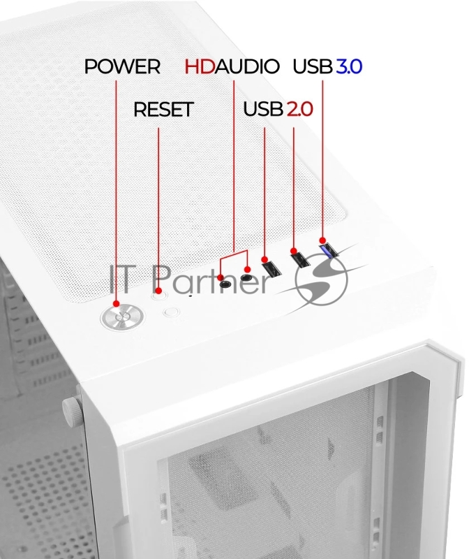Компьютерный корпус Ginzzu CL130 ATX