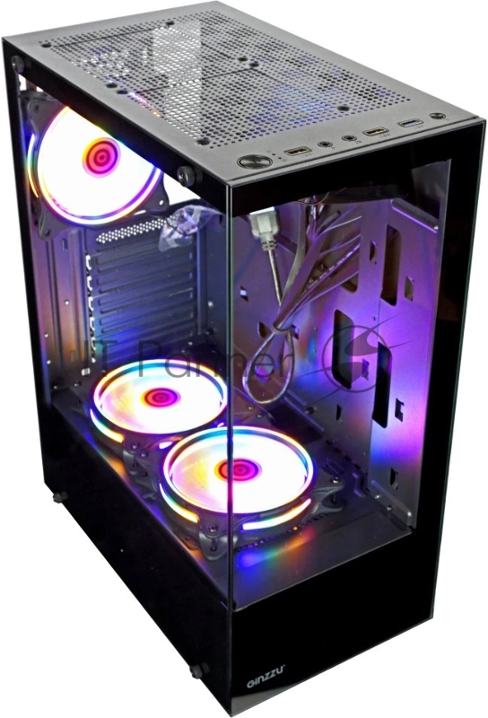 Компьютерный корпус Ginzzu CL305 FAN 3*12LC4 FRGB