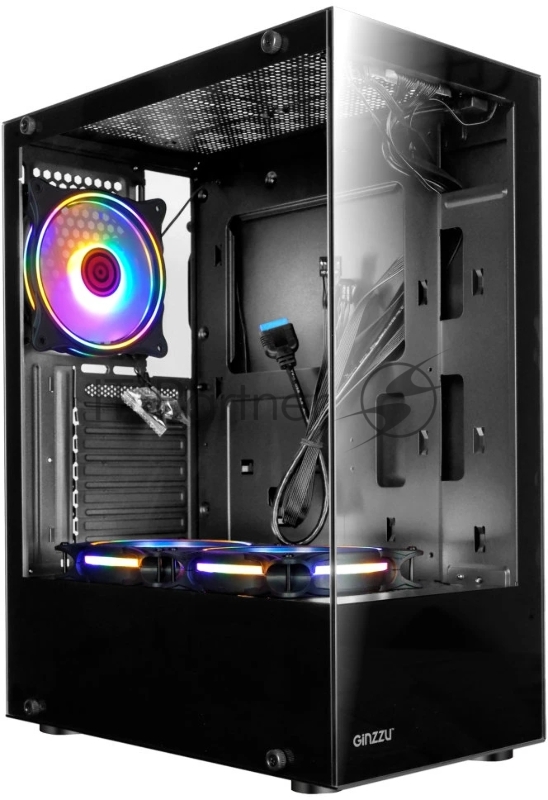 Компьютерный корпус Ginzzu CL305 FAN 3*12LC4 FRGB
