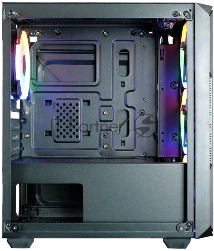 Компьютерный корпус Ginzzu CL690 mATX FAN 4*12FRGB