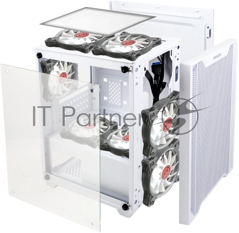 Компьютерный корпус Ginzzu CL560 White mATX