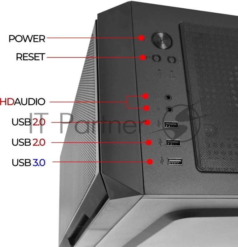Компьютерный корпус Ginzzu CL580 mATX