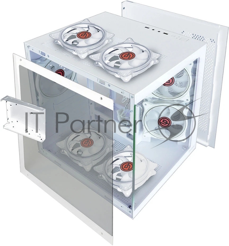 Компьютерный корпус Ginzzu V200 White