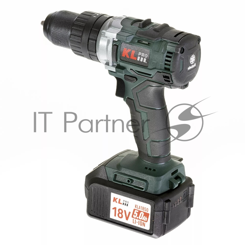 Профессиональный ударный бесщеточный шуруповерт KLPRO KLDM18B-50 (18В, Li-ion-2шт, 5.0Ач, 60Нм, ручка, З/У-4А ,в кейсе)