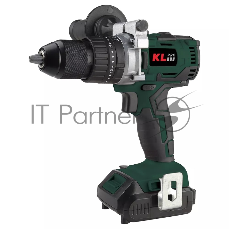 Профессиональный ударный бесщеточный шуруповерт KLPRO KLDM18B-20 (18В, Li-ion-2шт, 2.0Ач, 60Нм, ручка, З/У, в кейсе)