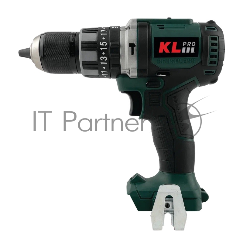 Профессиональный ударный бесщеточный шуруповерт KLPRO KLDM18BH-00 (18В, без ЗУ и АКБ , 70Нм, 2 скорости, 23-ступени к/м, подсветка,в кейсе)