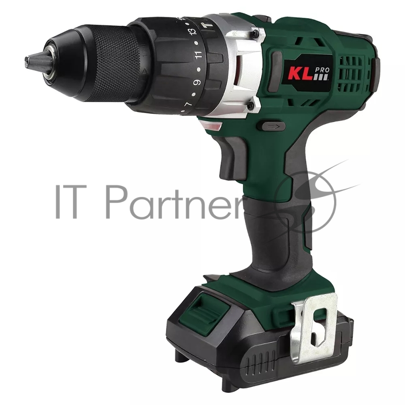 Профессиональный ударный шуруповерт KLPRO KLDM18-50 (18В, Li-ion-2шт, 5.0Ач, 40Нм, 2 скорости, подсветка, магнитная бита,З/У-4А ,в кейсе)