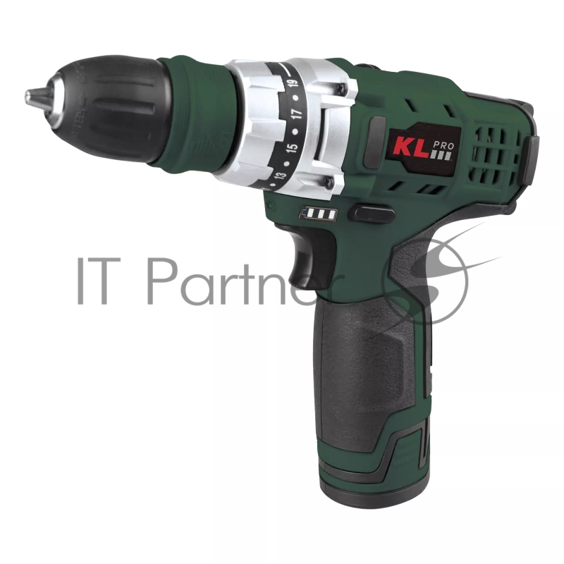 Профессиональный шуруповерт аккумуляторный KLPRO KLNM1020 (12 В / 2,0 Ач, 0-1300 об/мин, 12 бит)