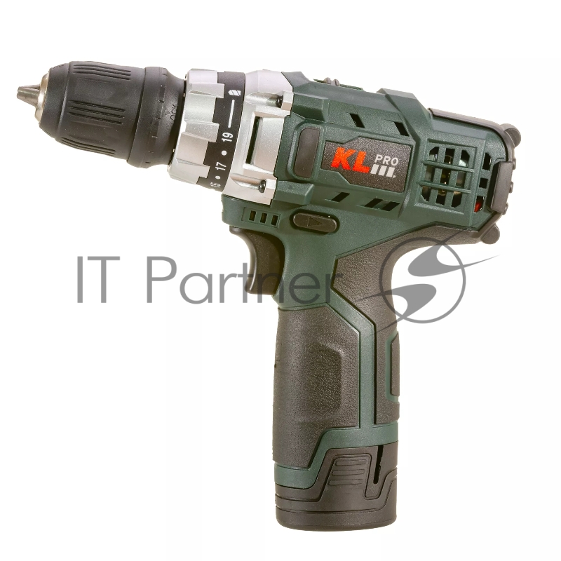 Профессиональный шуруповерт аккумуляторный KLPRO KLNM1020 (12 В / 2,0 Ач, 0-1300 об/мин, 12 бит)