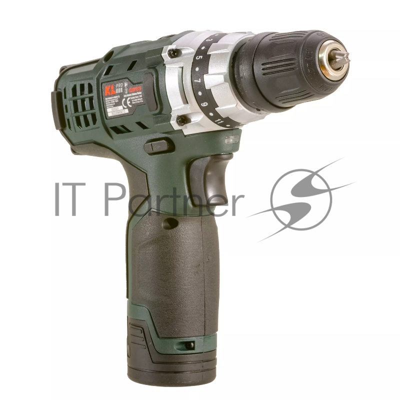 Профессиональный шуруповерт аккумуляторный KLPRO KLNM1020 (12 В / 2,0 Ач, 0-1300 об/мин, 12 бит)