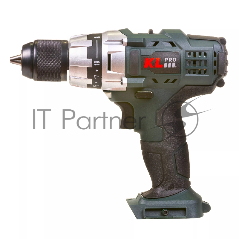 Профессиональный шуруповерт аккумуляторный KLPRO KLNM18-00 (18В, без ЗУ и АКБ , 40Нм, 2 скорости, 20-ступений к/м, подсветка,в кейсе)