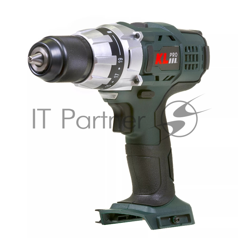 Профессиональный шуруповерт аккумуляторный KLPRO KLNM18-00 (18В, без ЗУ и АКБ , 40Нм, 2 скорости, 20-ступений к/м, подсветка,в кейсе)