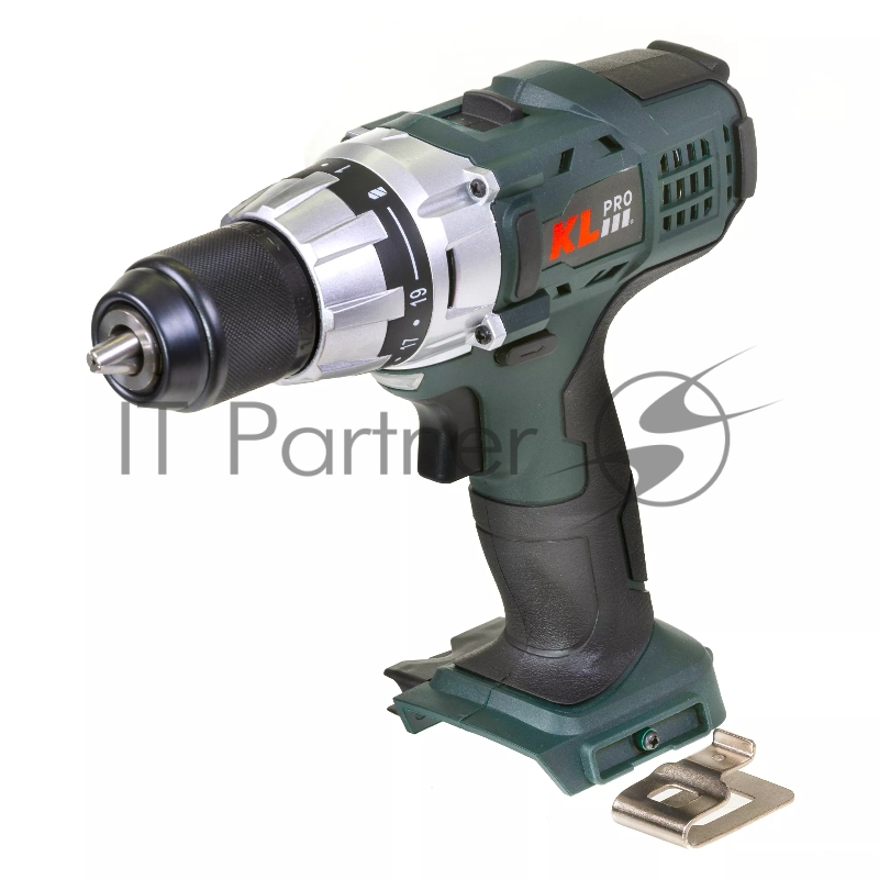 Профессиональный шуруповерт аккумуляторный KLPRO KLNM18-00 (18В, без ЗУ и АКБ , 40Нм, 2 скорости, 20-ступений к/м, подсветка,в кейсе)