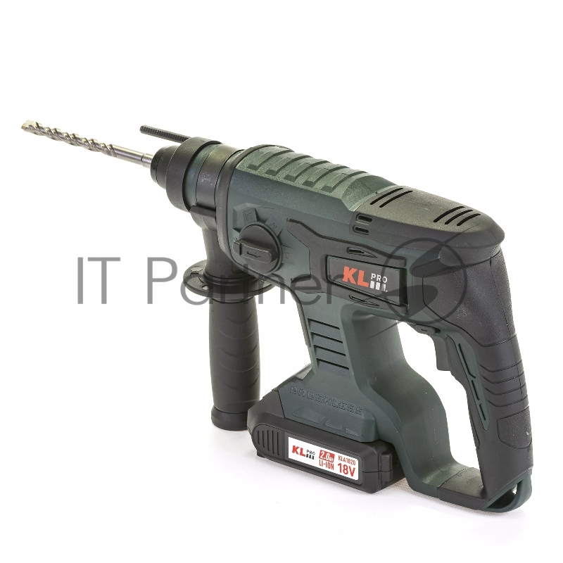 Профессиональный бесщеточный перфоратор аккумуляторный KLPRO KLPM18B-20 (18В, Li-ion-2шт, 2.0Ач, 1,7Дж , SDS-plus, З/У,сумка)