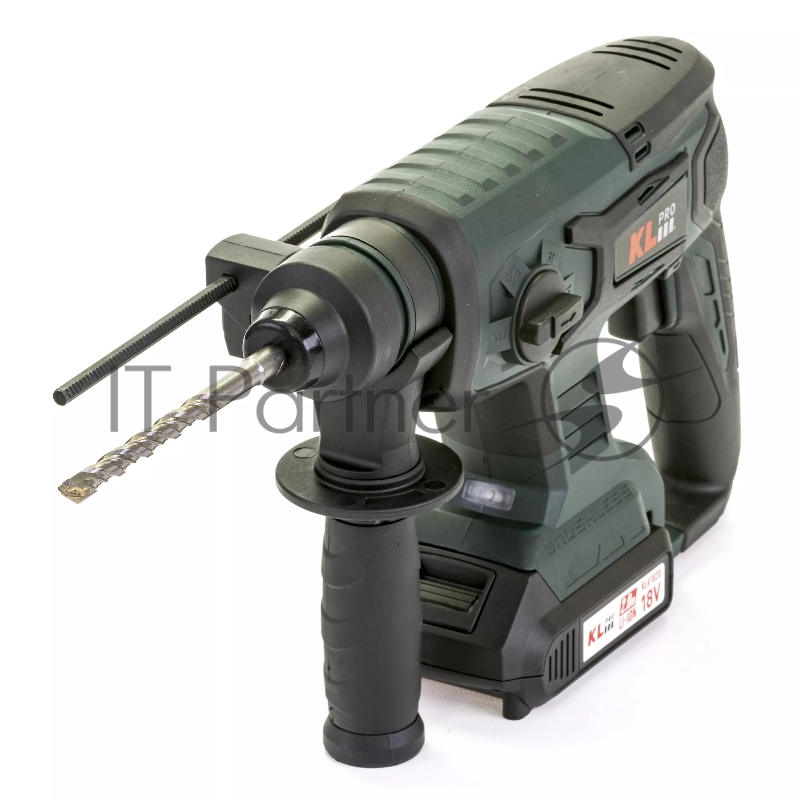 Профессиональный бесщеточный перфоратор аккумуляторный KLPRO KLPM18B-20 (18В, Li-ion-2шт, 2.0Ач, 1,7Дж , SDS-plus, З/У,сумка)