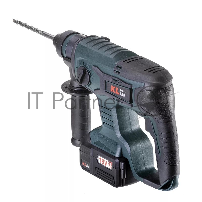 Профессиональный бесщеточный перфоратор аккумуляторный KLPRO KLPM18B-50 (18В, Li-ion-2шт, 5.0Ач, 1,7Дж , SDS-plus, З/У,сумка)