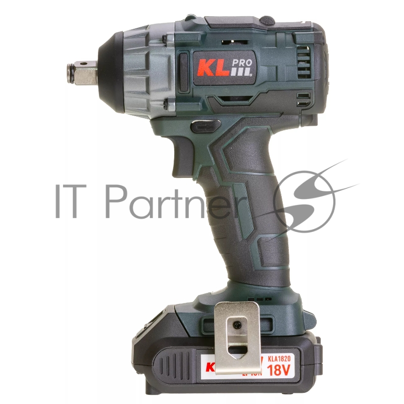 Профессиональный бесщеточный гайковерт аккумуляторный KLPRO KLSS18B-20 (18В, Li-ion-2шт, 2.0Ач, 250Нм, 2 скорости, подсветка,З/У,в кейсе)