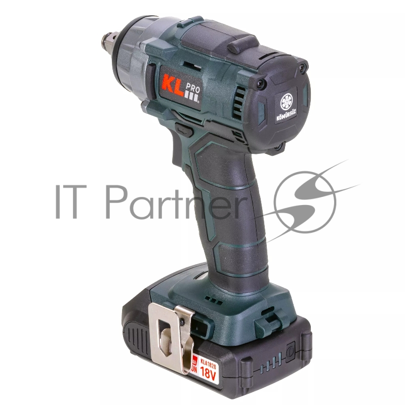 Профессиональный бесщеточный гайковерт аккумуляторный KLPRO KLSS18B-20 (18В, Li-ion-2шт, 2.0Ач, 250Нм, 2 скорости, подсветка,З/У,в кейсе)