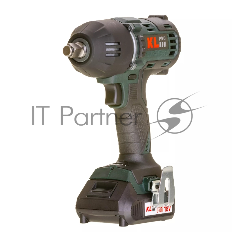 Профессиональный бесщеточный гайковерт аккумуляторный KLPRO KLSS18BH-20 (18В, Li-ion-2шт, 2.0Ач, 400Нм, 2 скорости, подсветка,З/У,в кейсе)