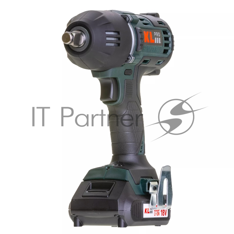 Профессиональный бесщеточный гайковерт аккумуляторный KLPRO KLSS18BH-20 (18В, Li-ion-2шт, 2.0Ач, 400Нм, 2 скорости, подсветка,З/У,в кейсе)