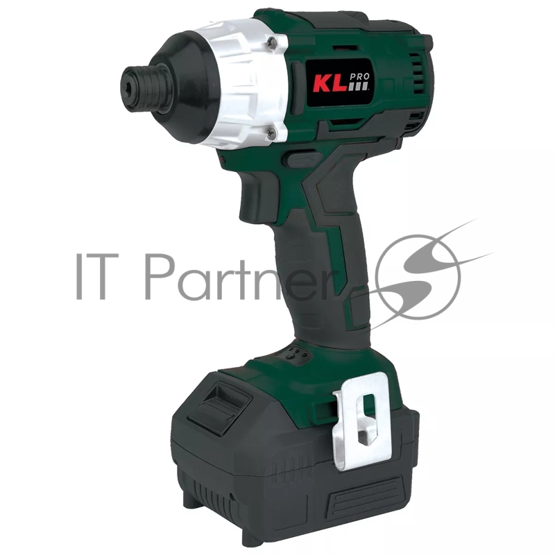 Профессиональный бесщеточный винтоверт аккумуляторный KLPRO KLDV18B-80 (18В, Li-ion-2шт, 8.0Ач, 180Нм, 2 скорости, подсветка,З/У,в кейсе)