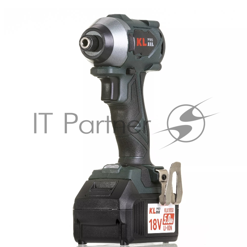 Профессиональный бесщеточный винтоверт аккумуляторный KLPRO KLDV18BH-50 (18В, Li-ion-2шт, 5.0Ач, 220Нм, 2 скорости, подсветка,З/У,в кейсе)