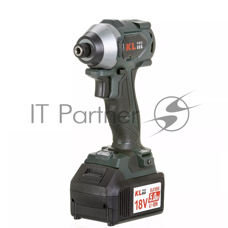 Профессиональный бесщеточный винтоверт аккумуляторный KLPRO KLDV18BH-50 (18В, Li-ion-2шт, 5.0Ач, 220Нм, 2 скорости, подсветка,З/У,в кейсе)