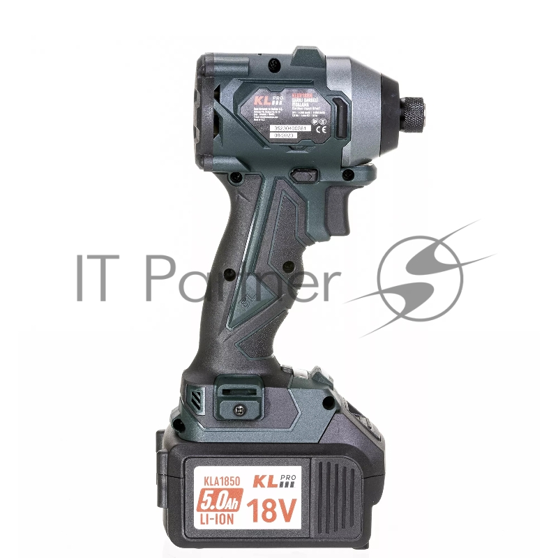 Профессиональный бесщеточный винтоверт аккумуляторный KLPRO KLDV18BH-50 (18В, Li-ion-2шт, 5.0Ач, 220Нм, 2 скорости, подсветка,З/У,в кейсе)