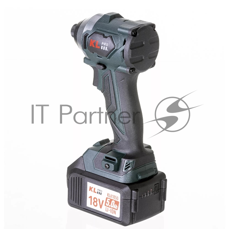Профессиональный бесщеточный винтоверт аккумуляторный KLPRO KLDV18BH-50 (18В, Li-ion-2шт, 5.0Ач, 220Нм, 2 скорости, подсветка,З/У,в кейсе)