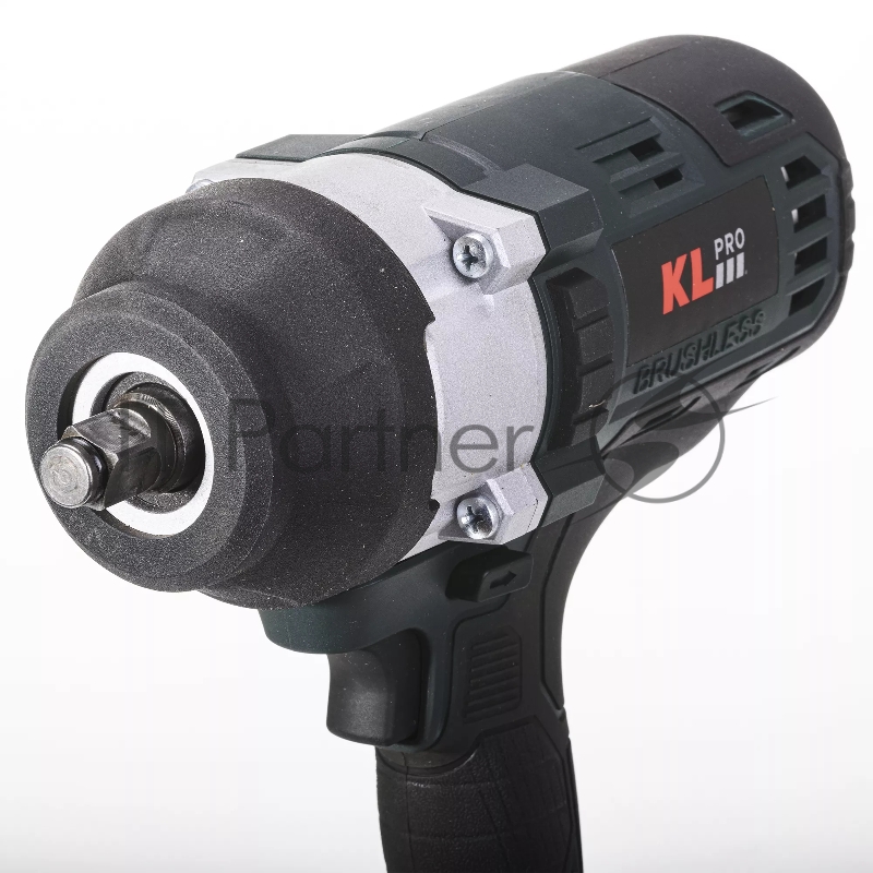 Профессиональный бесщеточный гайковерт аккумуляторный KLPRO KLSS18BHX-50 (18В, Li-ion-2шт, 5.0Ач, 800Нм, 2 скорости, подсветка,З/У,в кейсе)