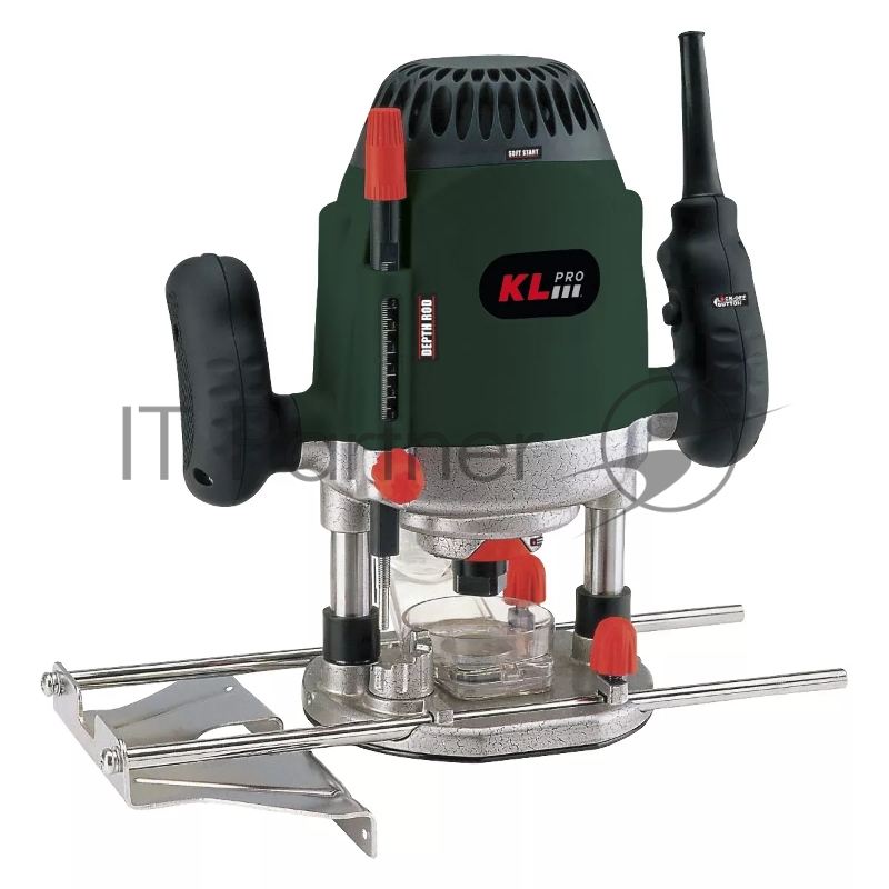 Профессиональная фрезерная машина KLPRO KLEF1205 (сеть, 1800Вт, 9000-23000об/мин, 6-8-12мм)