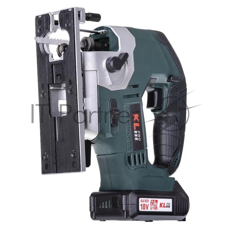 Профессиональный лобзик бесщеточный KLPRO KLDT18B-20 (18В, Li-ion-2шт, 2.0Ач, патрубок для пылесоса, полотна (дерево/металл, З/У , кейс)