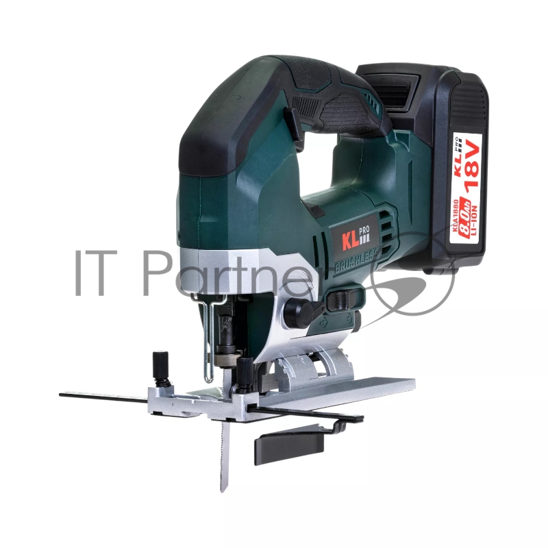 Профессиональный лобзик бесщеточный KLPRO KLDT18B-80 (18В, Li-ion-2шт, 8.0Ач, патрубок для пылесоса, полотна (дерево/металл, З/У-4А , кейс)